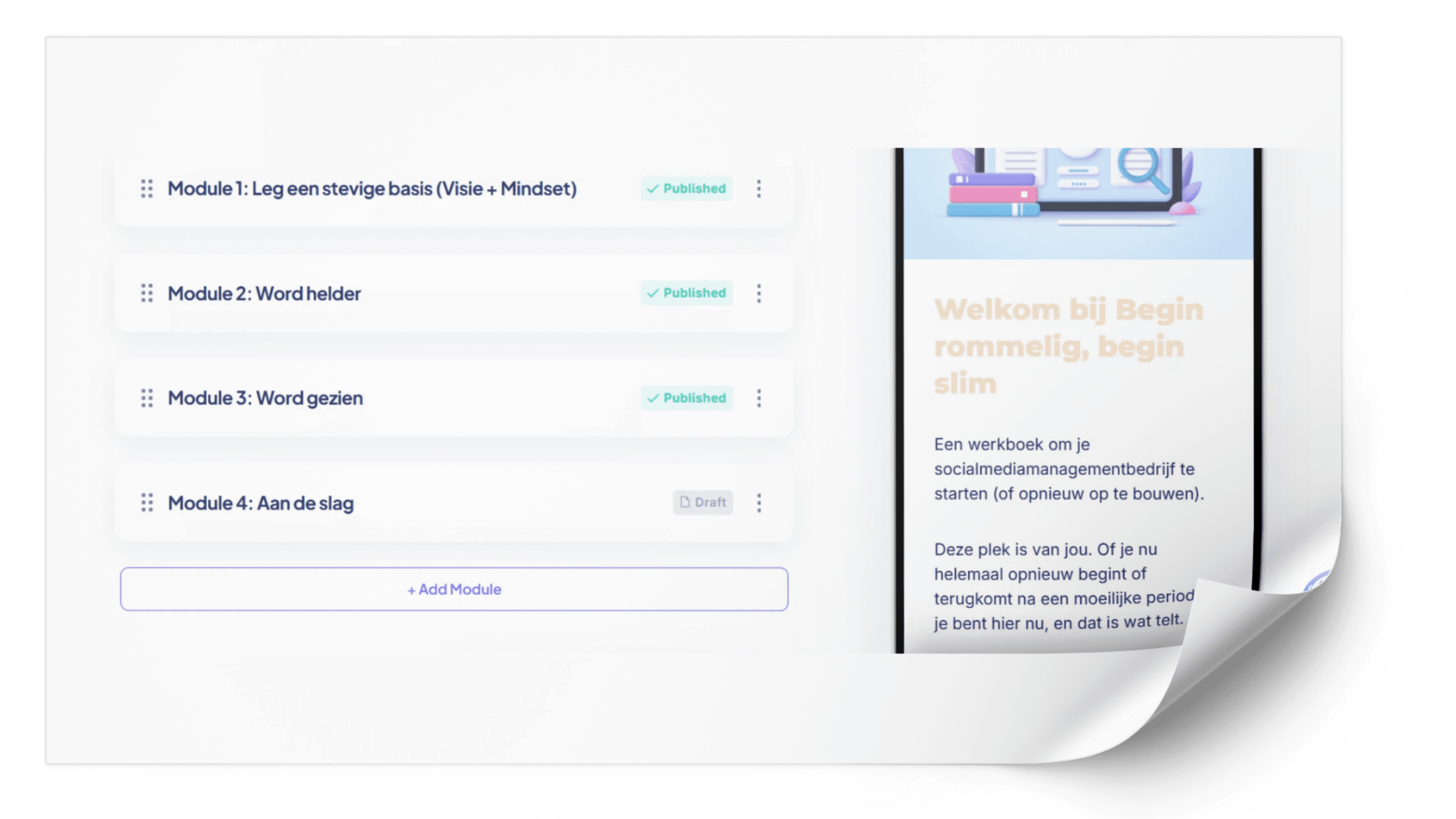 Werkboek “Begin rommelig, begin slim”