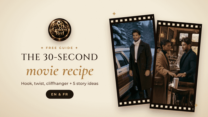 Free guide: The 30-Second Movie Recipe 🎬