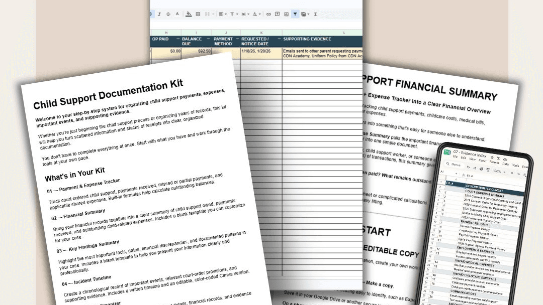 Child Support Documentation System