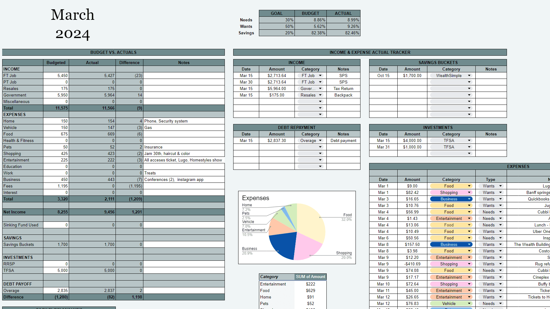 2026 Personal Finance Tracker