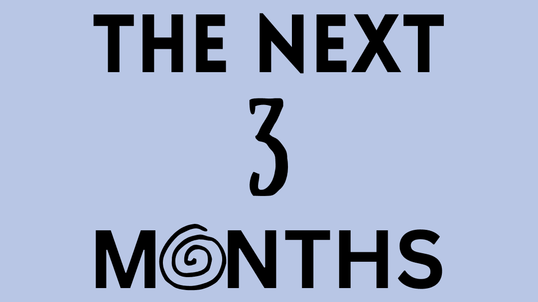 Let's Discuss Your Next Three Months!