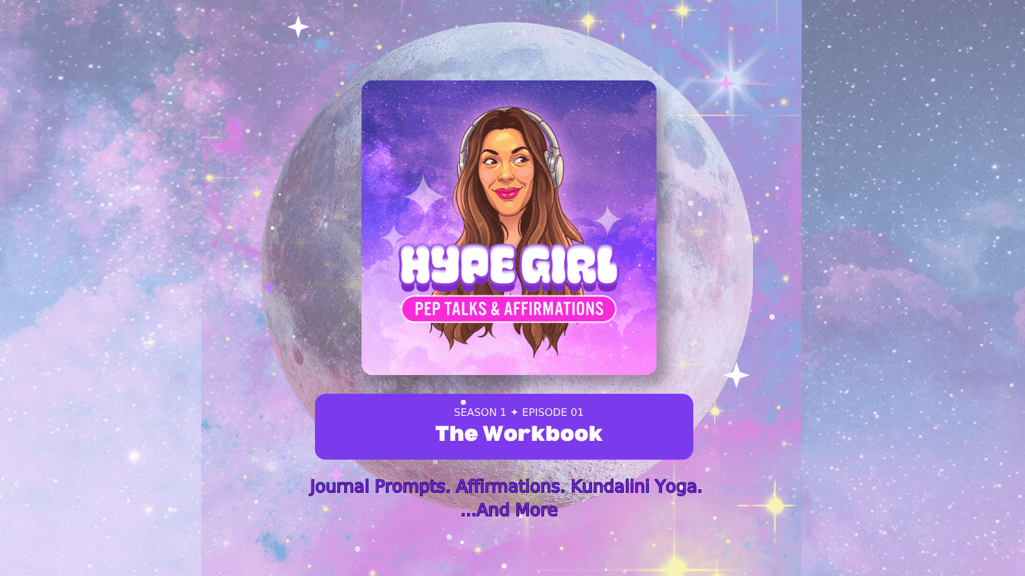 Main Character Energy Workbook