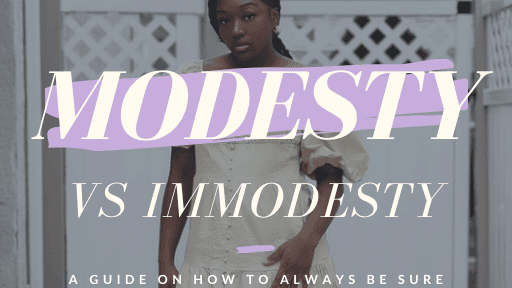 Modesty Vs Immodesty