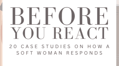 Before You React
