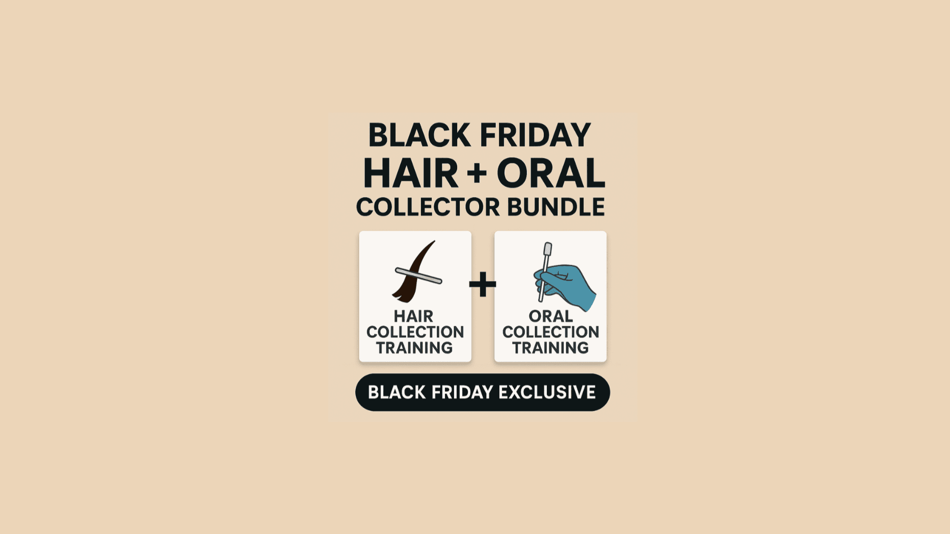Live bundle. Specimen trainHair + Oral Collection