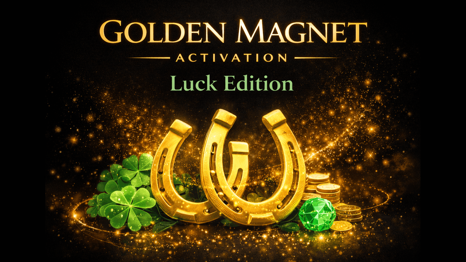 Golden Magnet Activation - Luck Edition 🍀