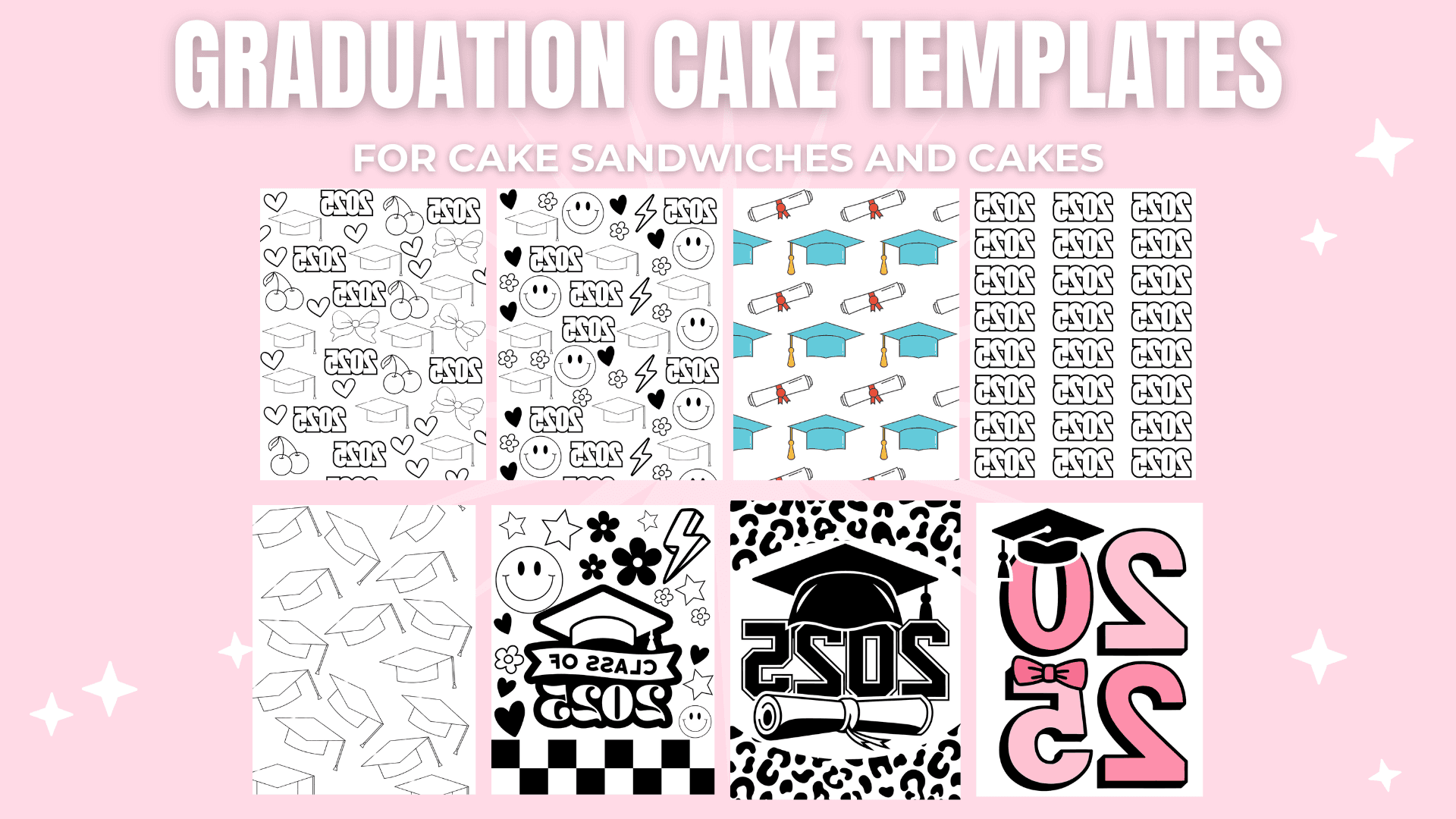 Graduation Cake Templates