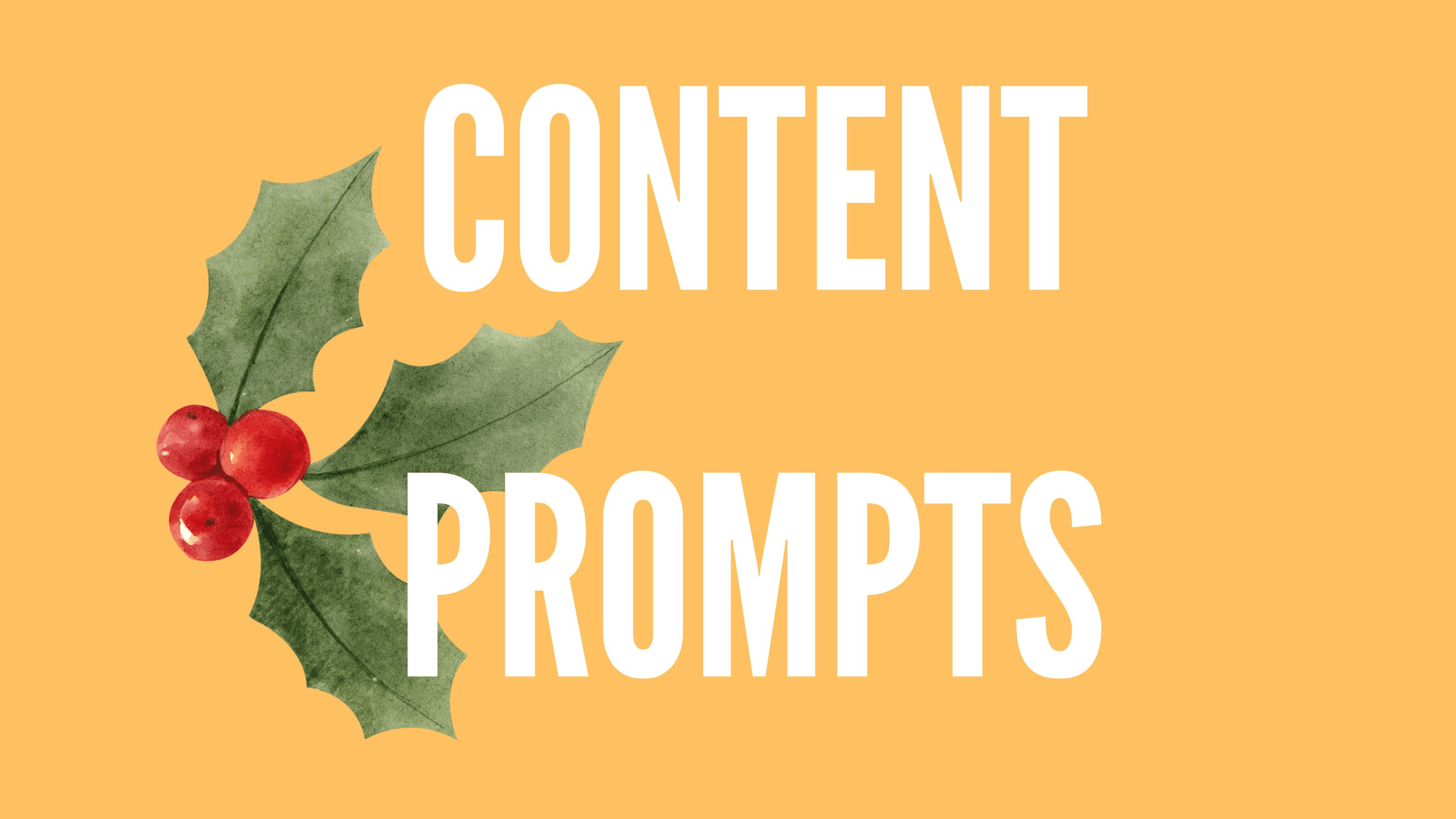 Your December Content Plan