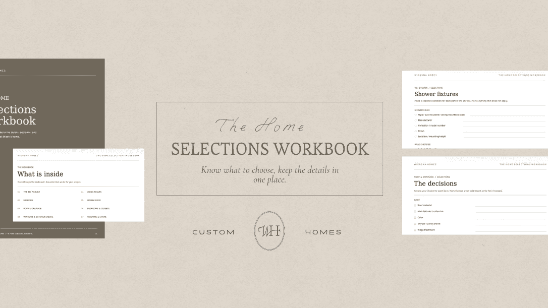 The Home Selections Workbook