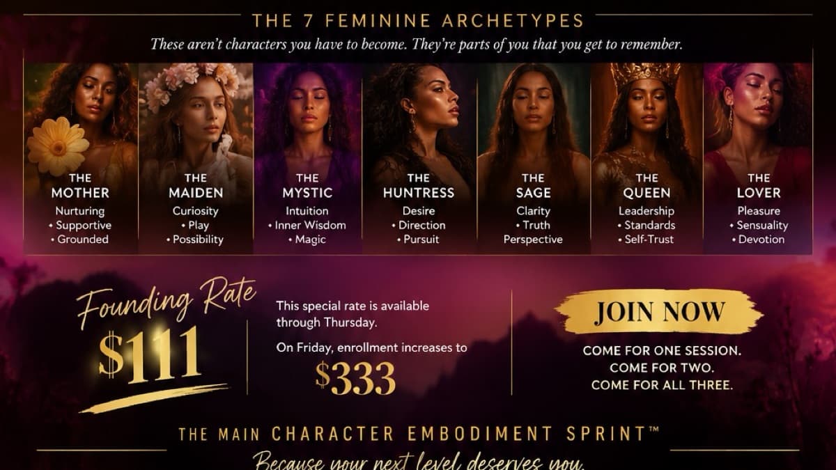 THE MAIN CHARACTER EMBODIMENT SPRINT™