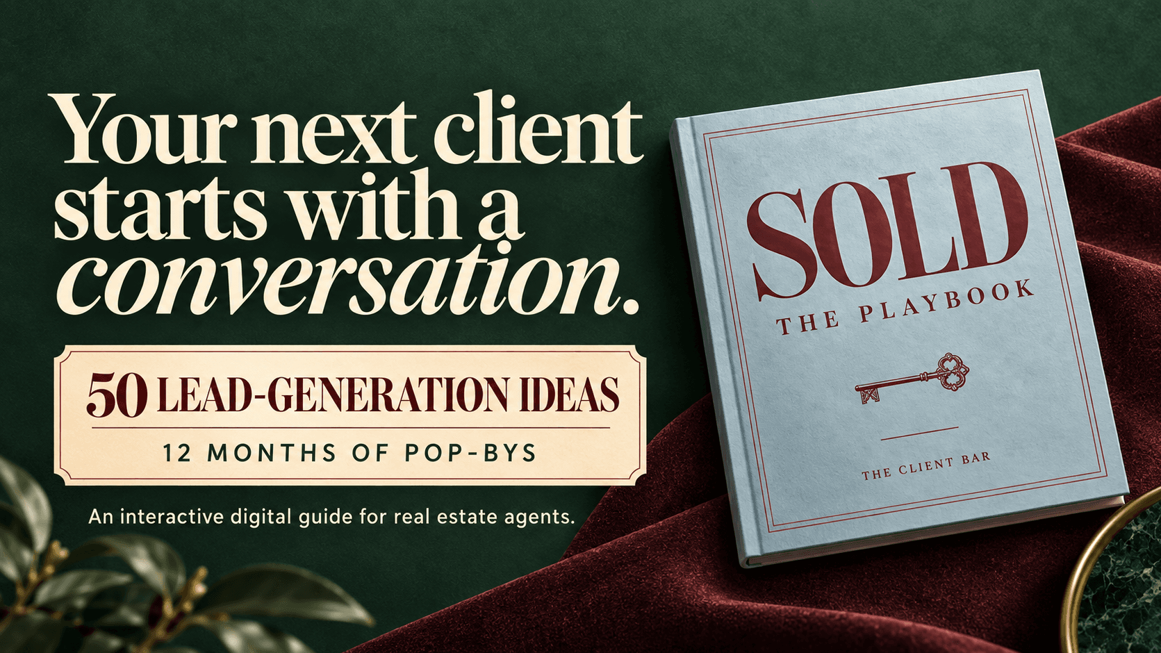 The Sold Playbook · From Quiet to Clients