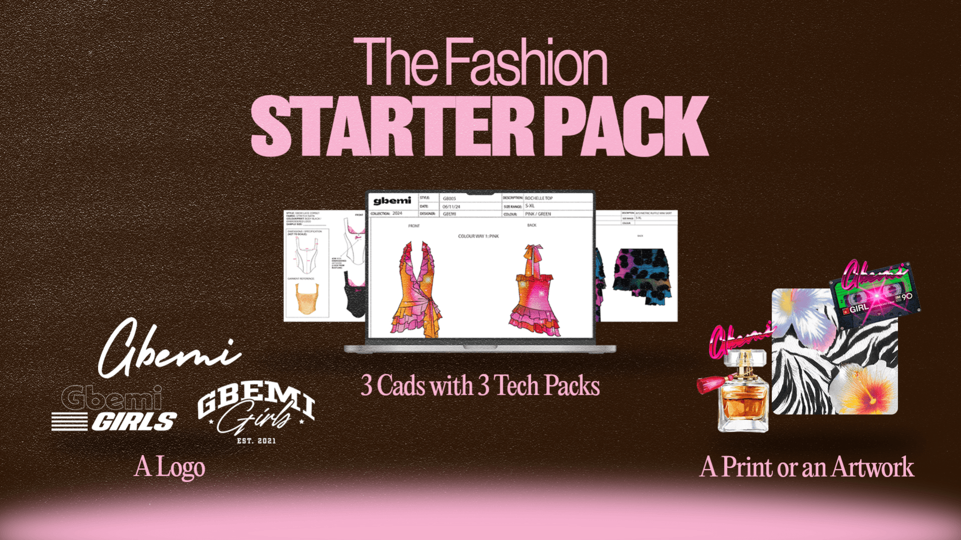 The Fashion Brand Starter Pack (5 Designs)