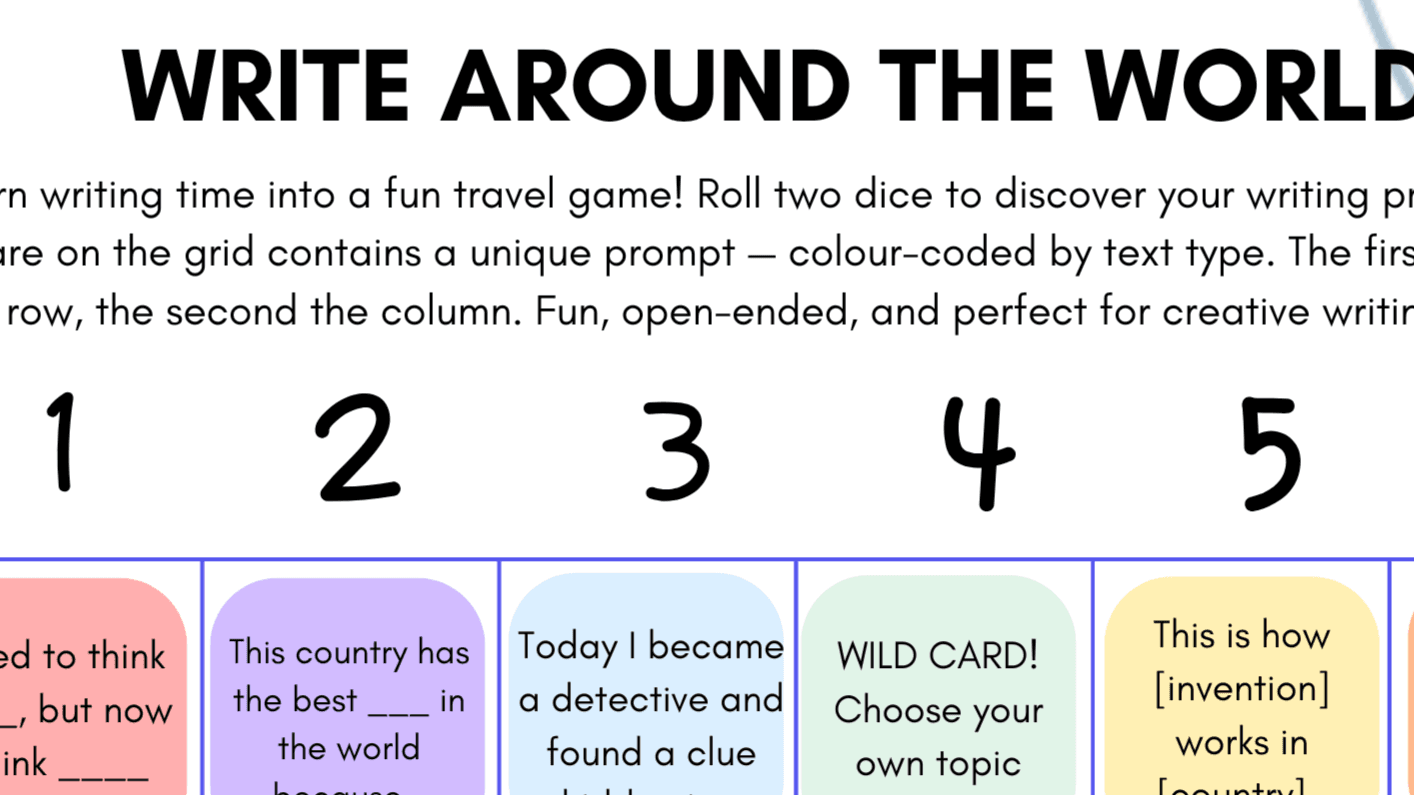 Write Around the World