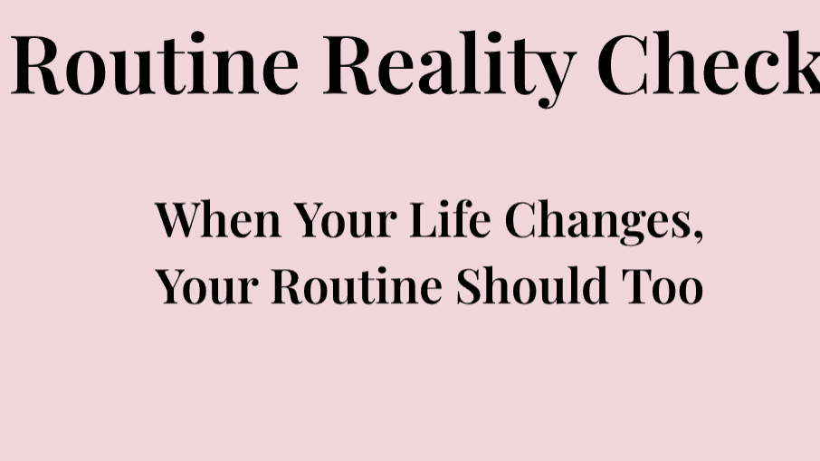 Routine Reality Check (5-Day Awareness Practice)
