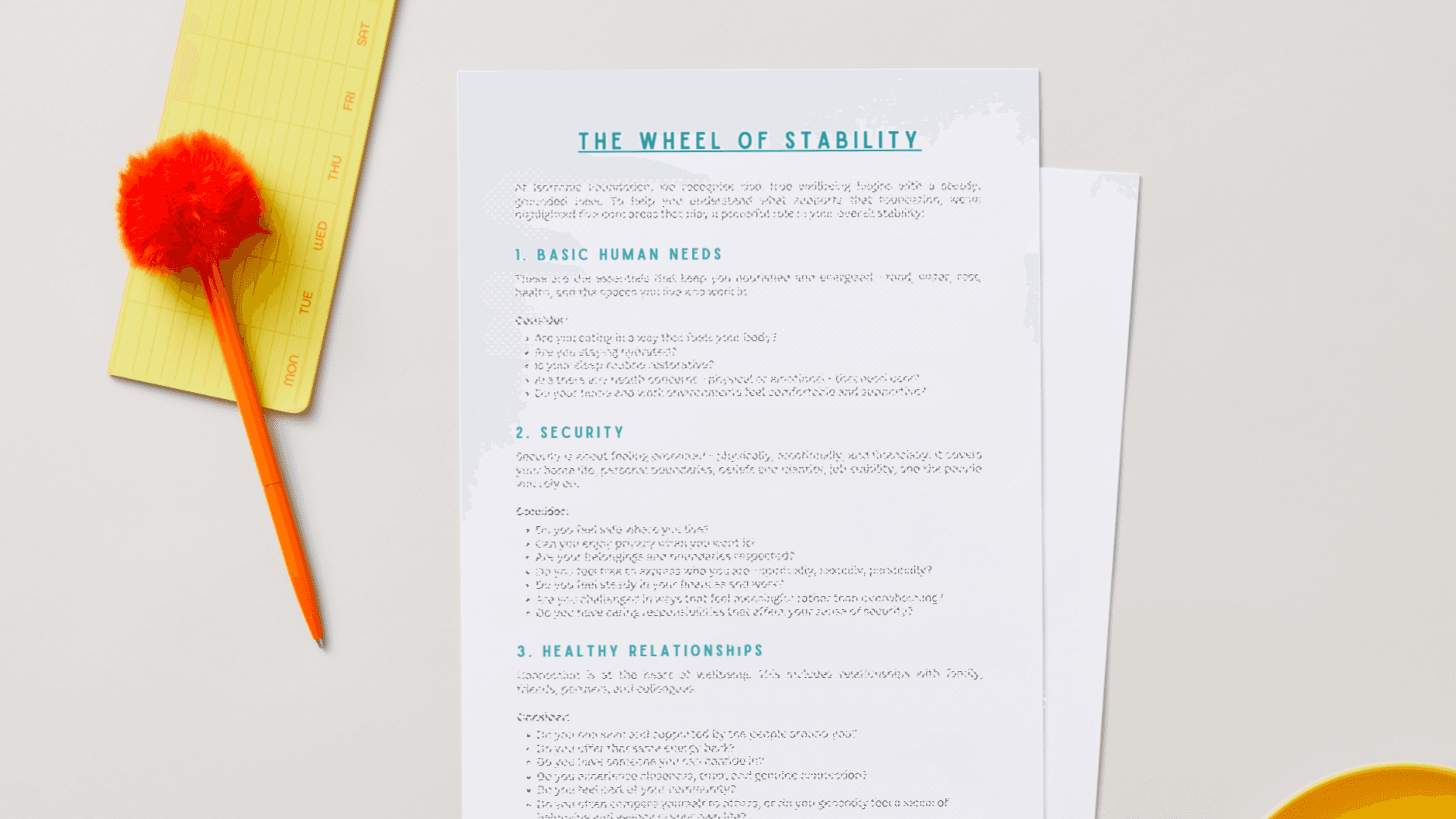 The Wheel of Stability