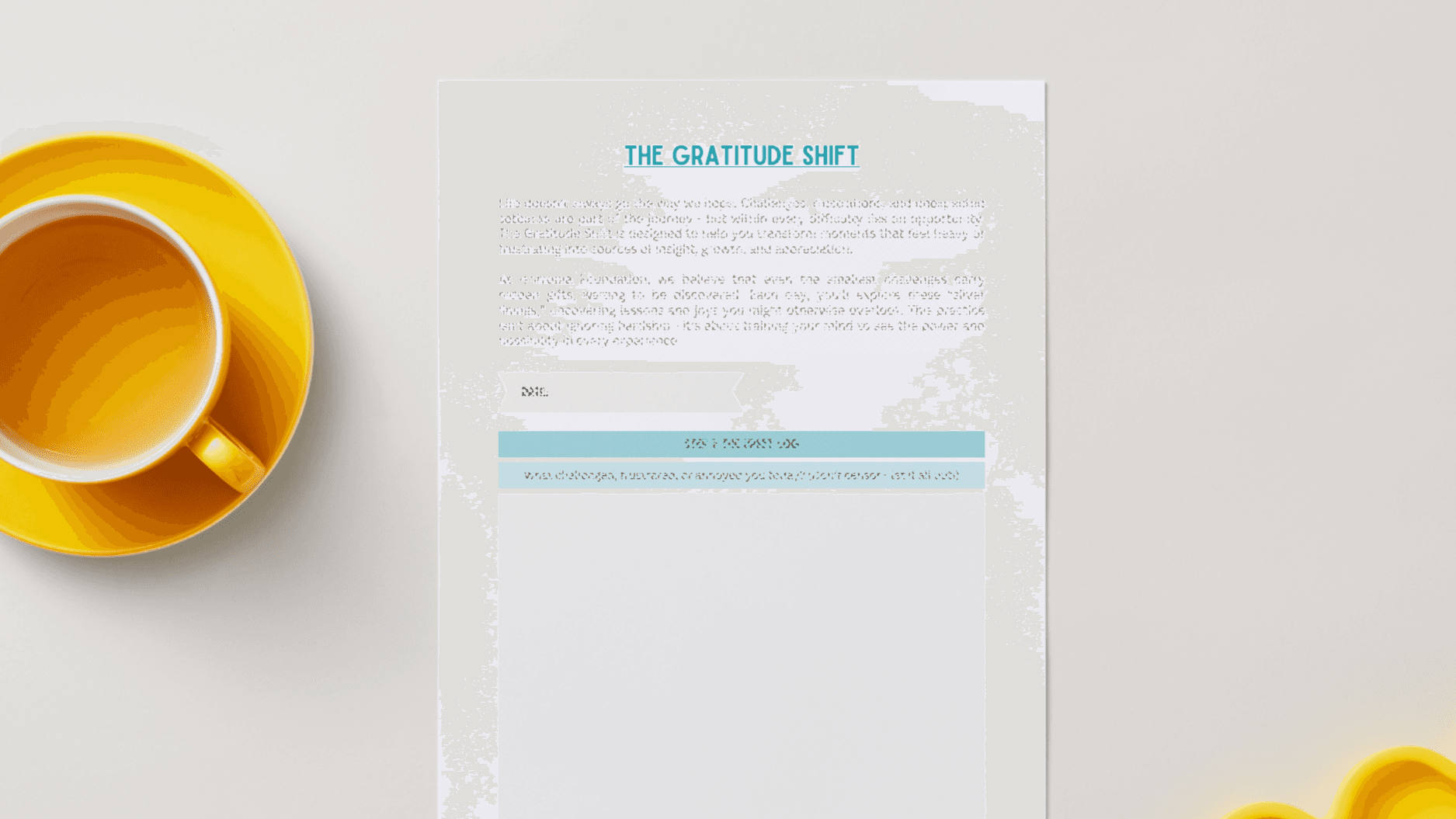 The Gratitude Shift