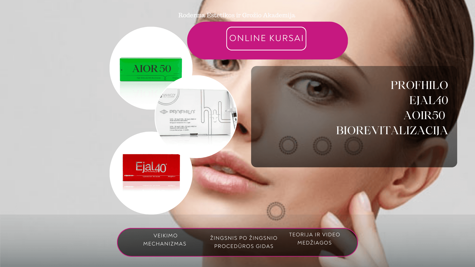 Profhilo/Ejal40/Aoir50 BIOREVITALIZACIJA