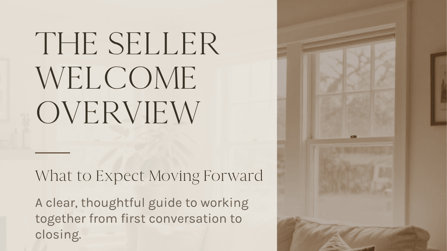 Seller Welcome Overview | Canva Template