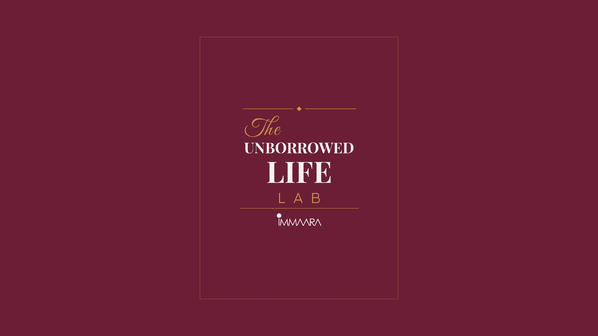 The Unborrowed Life Lab Waitlist