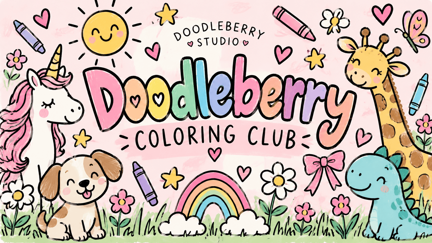 🎨 Join the Doodleberry Coloring Club!
