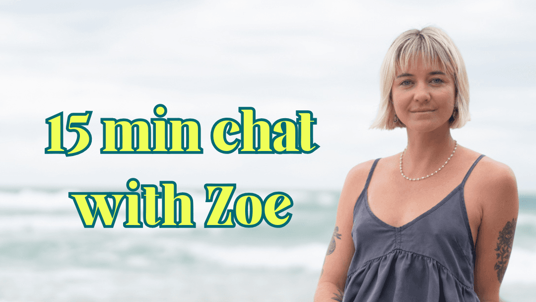 FREE 15-min chat with Zoe