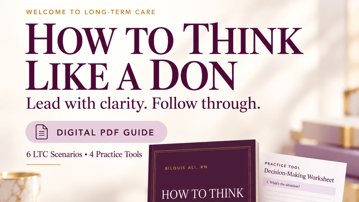 How to Think Like a DON: The Director of Nursing