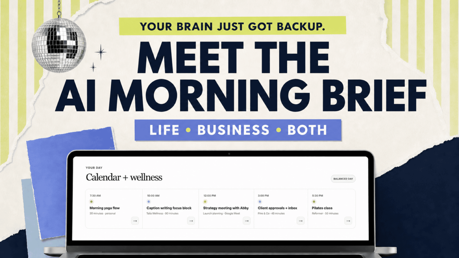 Your Whole Day, Already Sorted