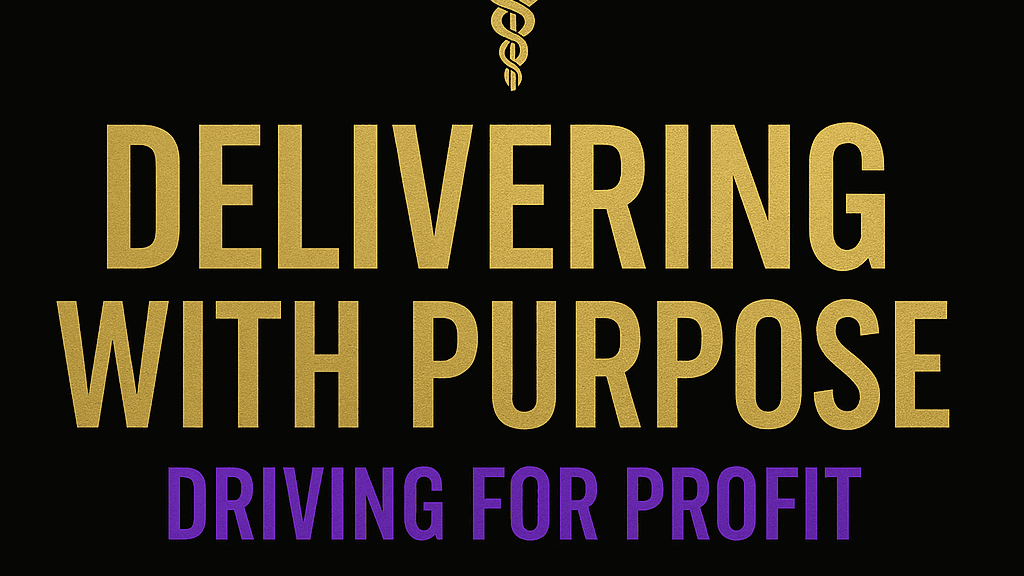 Delivering With Purpose. Driving for Profit.”