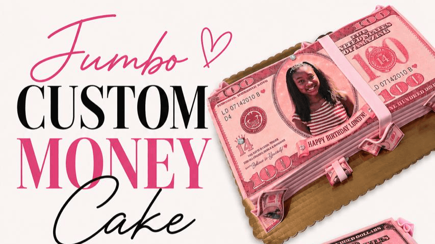 Jumbo Custom Money Cake Tutorial Class