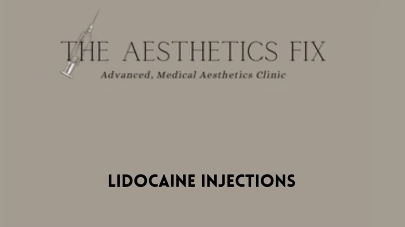 Get My Lidocaine Injection training Now!