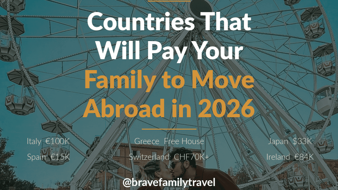 Countries That Will Pay Your Family to Move Abroad
