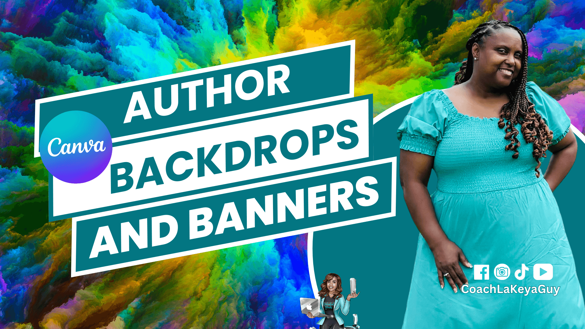 CANVA UNLEASHED: Author Backdrops and Banners