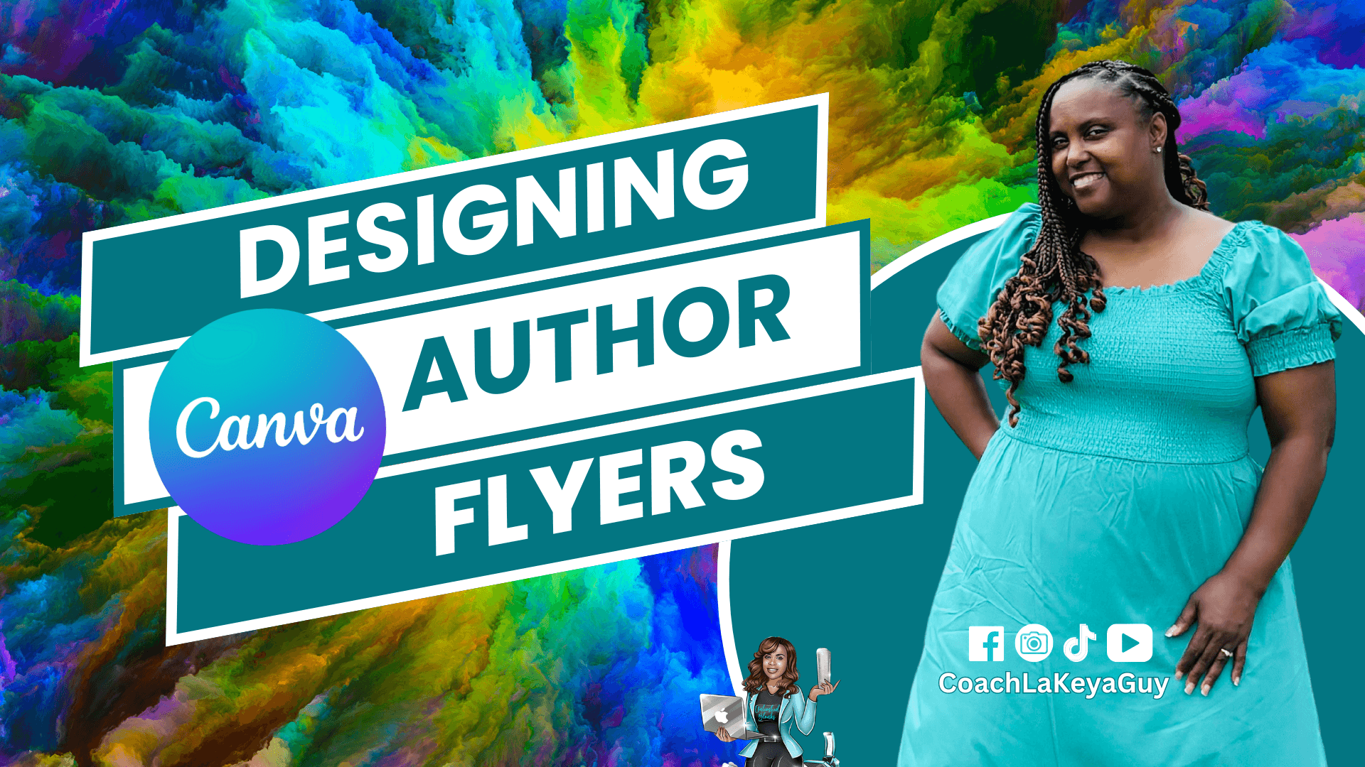 Designing Author Flyers and Social Media Graphics