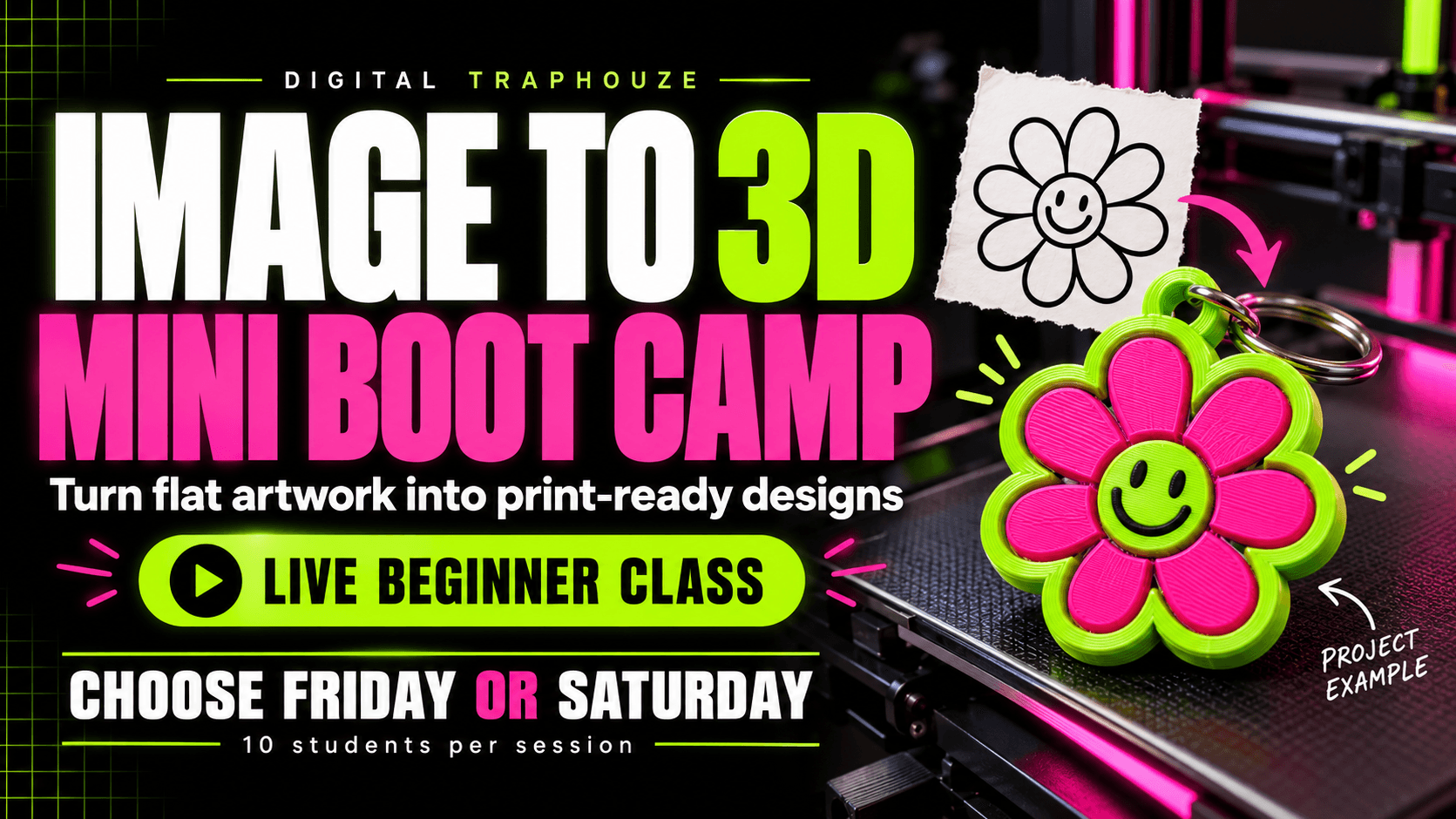 Image to 3D Mini Boot Camp