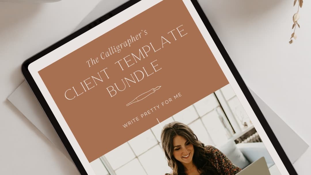The Calligrapher's Client Template Bundle