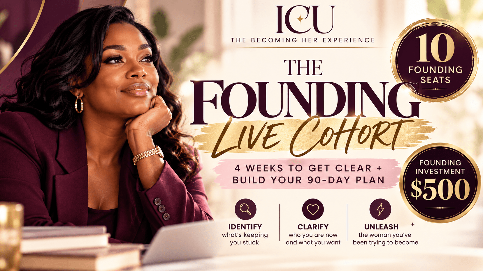 ICU: The Becoming Her Experience — Founding Live