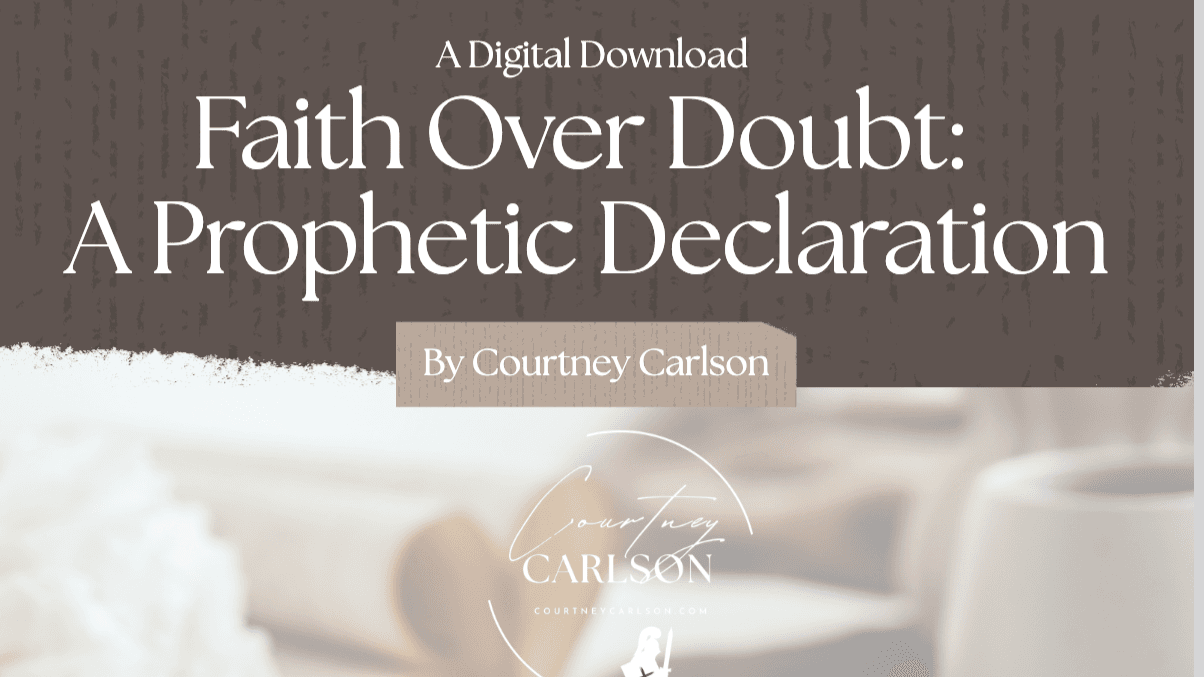 Faith Over Doubt: A Prophetic Declaration