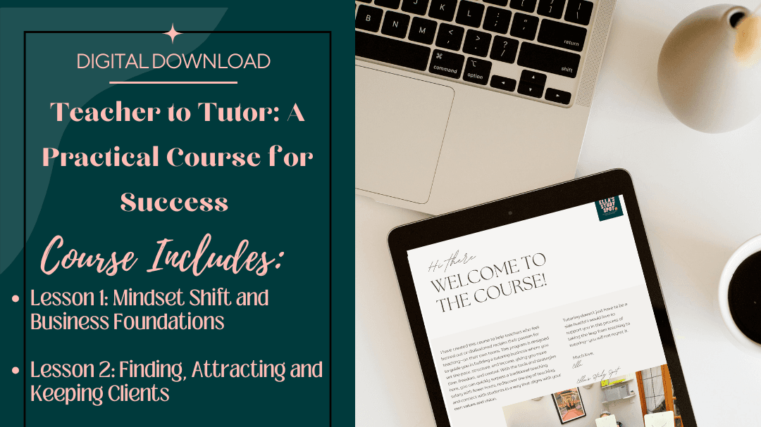 Transition from Teaching to Tutoring!