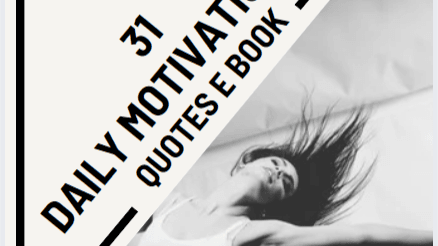 31 Daily Motivational Quotes E Book