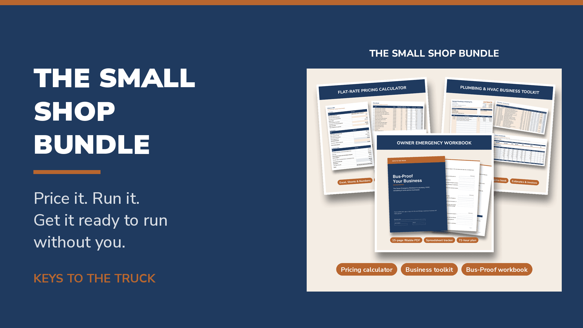 Small Shop Bundle: Calculator, Toolkit & Bus-Proof