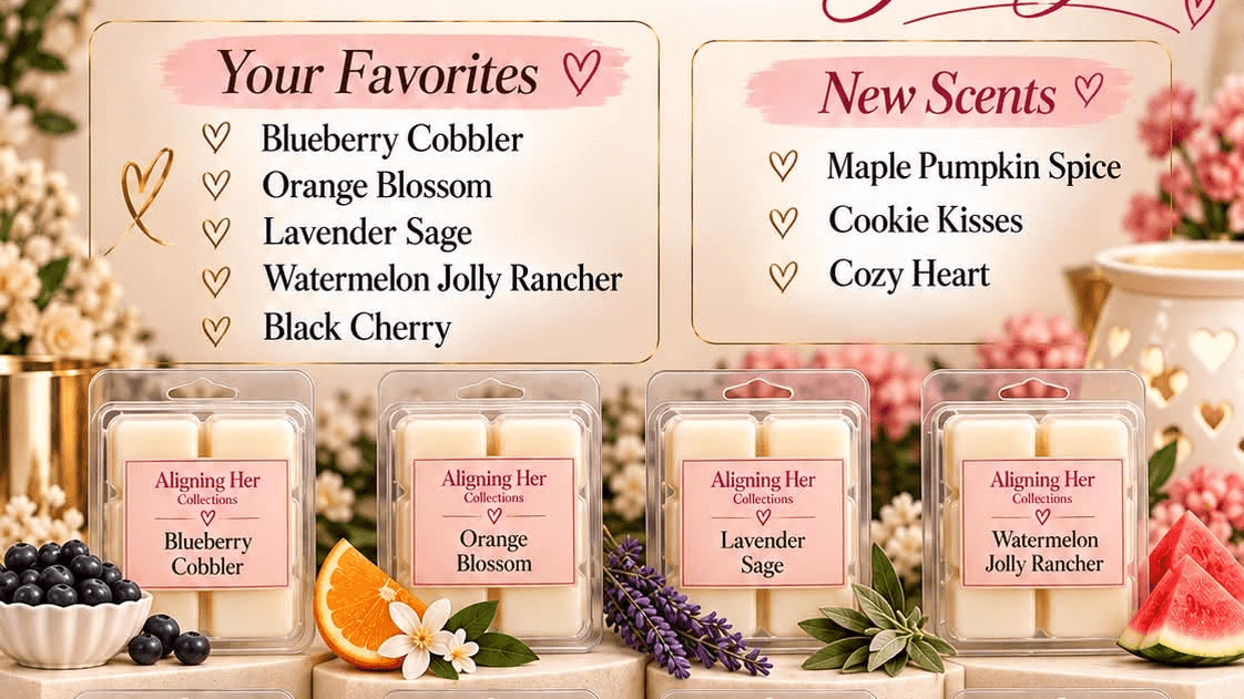 Aligning Her Collections Homemade Wax Melts