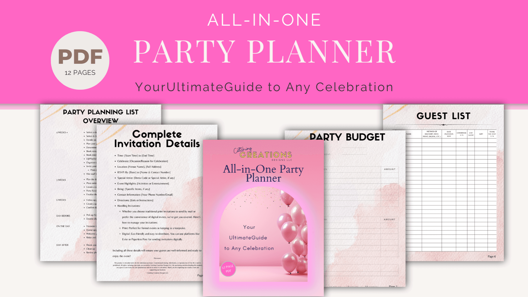 Stress-Free Party Planner: Birthday & Celebration