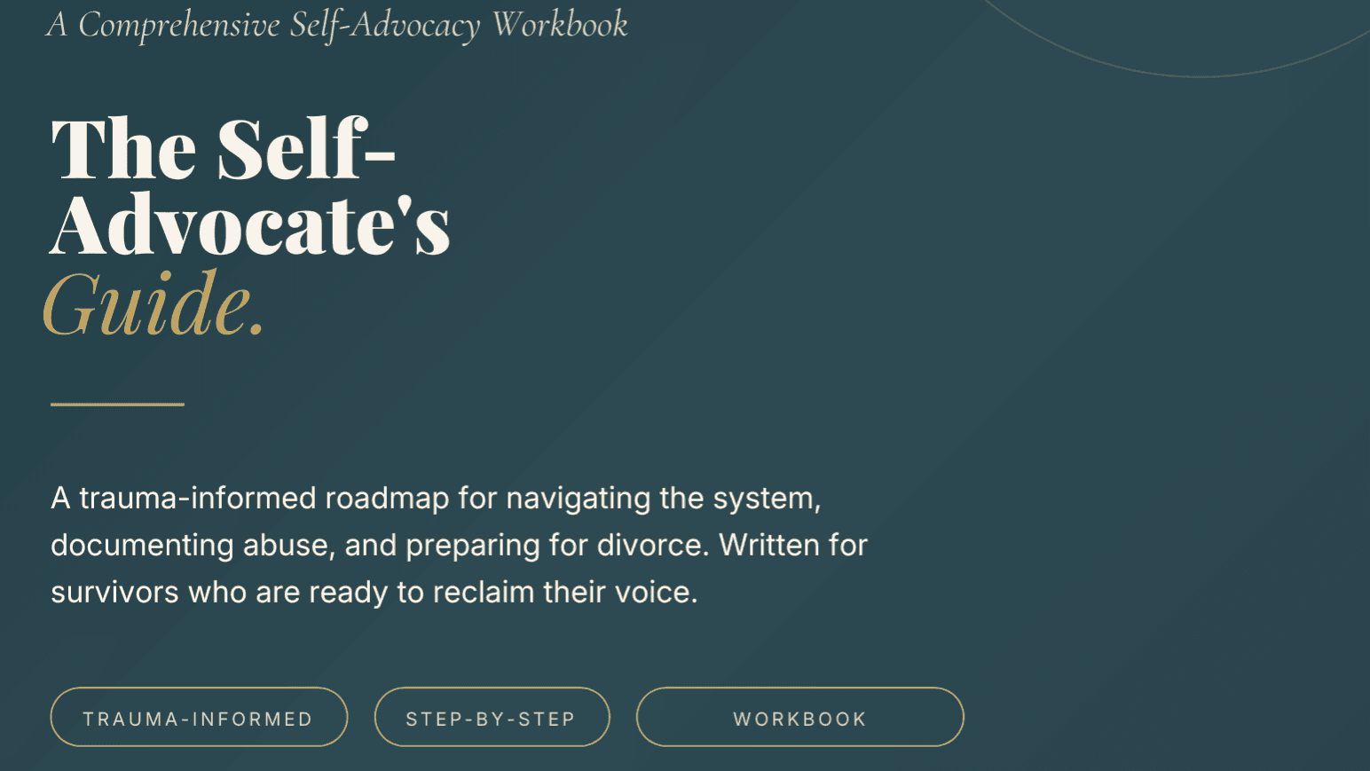 Get The Self-Advocate's Guide Now!