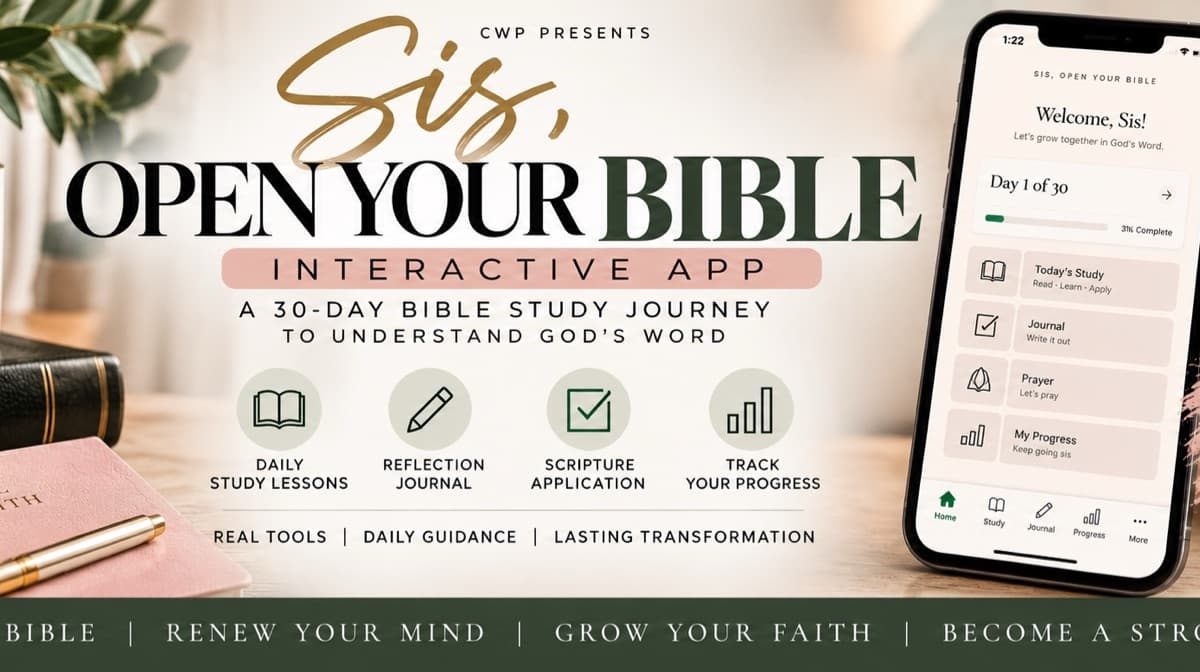 Sis, Open Your Bible: 30-Day Bible Study Journey |
