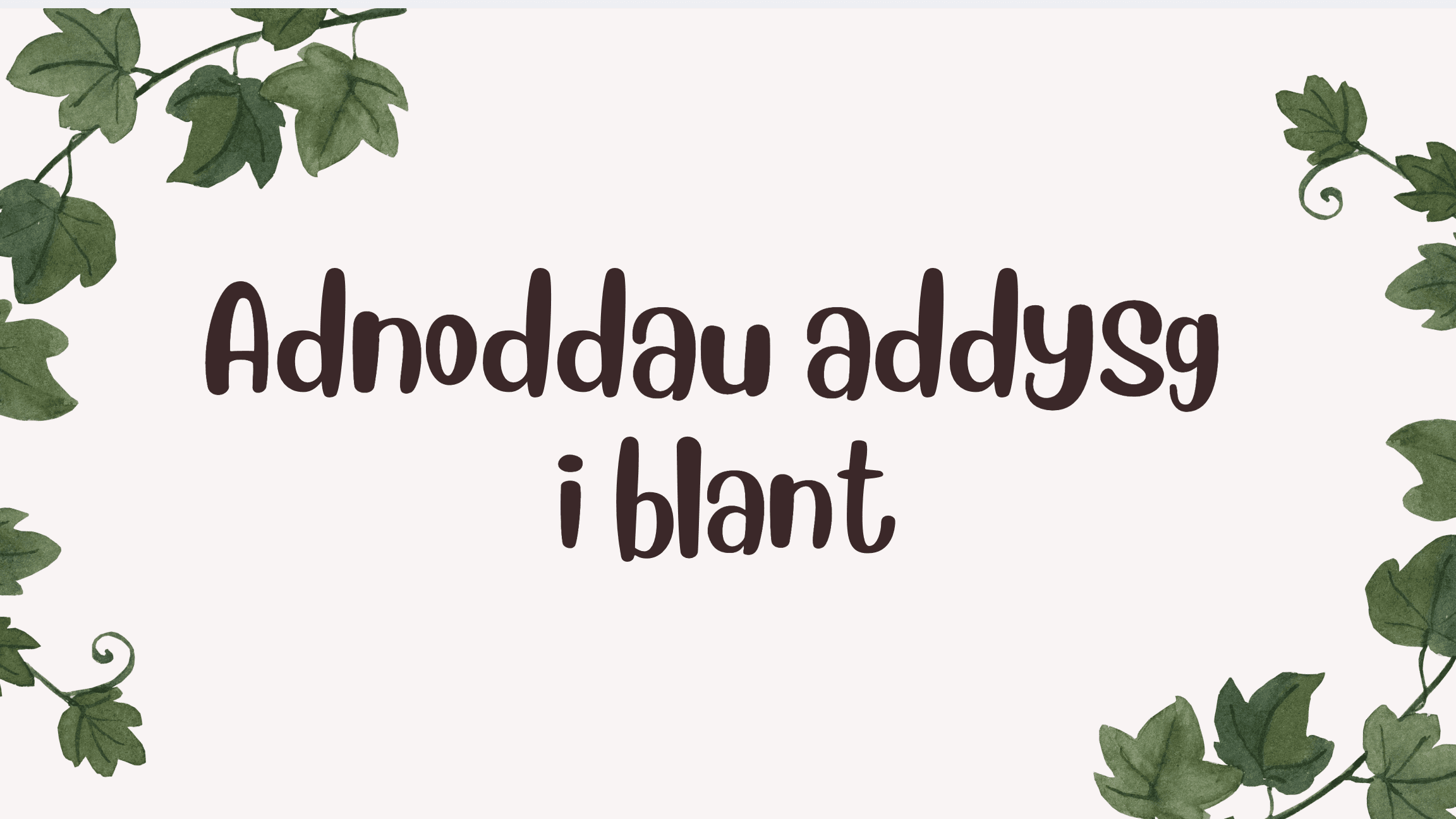 Bwndel o'r HOLL Adnoddau Addysgiadol