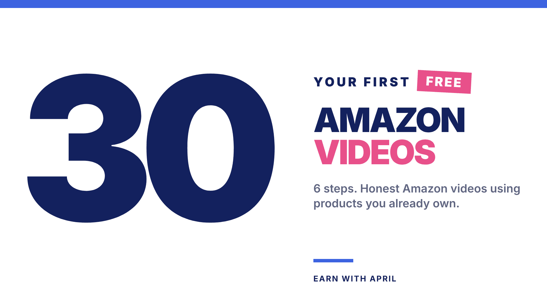 FREE: Your First 30 Amazon Videos