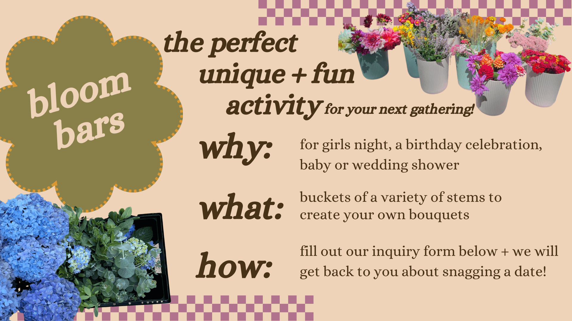 Bloom bar for your next event?!