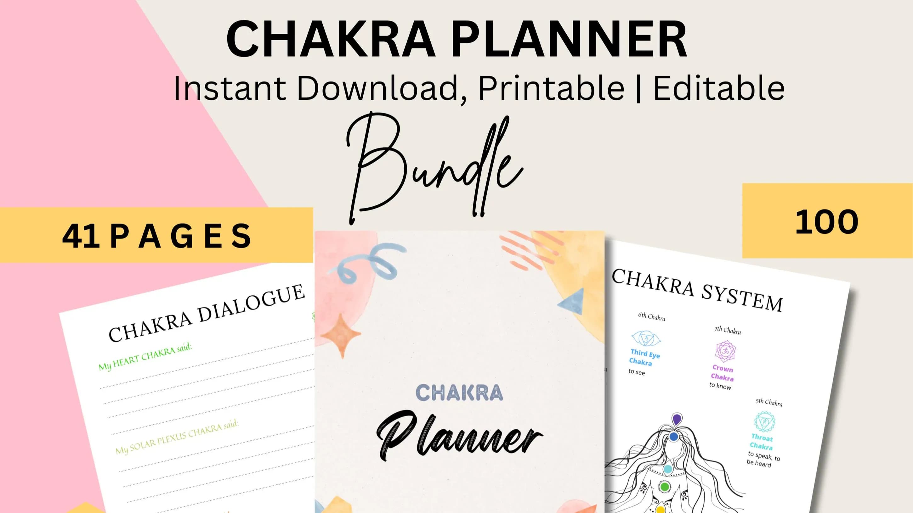 Get My Chakra Planner (41 pages) Now!