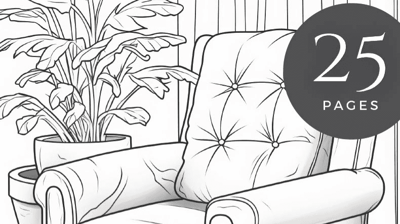 Get Minimalist Scenery Coloring Pages (25 pages)!