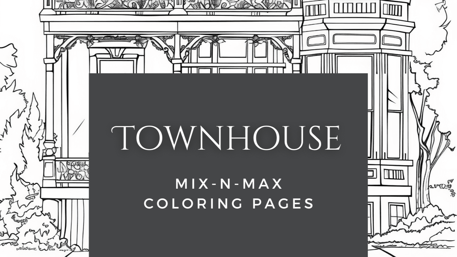 Get Townhouse Coloring Pages (25 pages)!